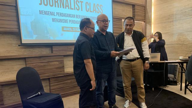 Indonesia Commodity & Derivatives Exchange (ICDX) atau Bursa Komoditi dan Derivatif Indonesia (BKDI) menggelar kelas jurnalis terkait Perdagangan Berjangka Komoditi pada Kamis, 29 Februari 2024. (Foto: ICDX)