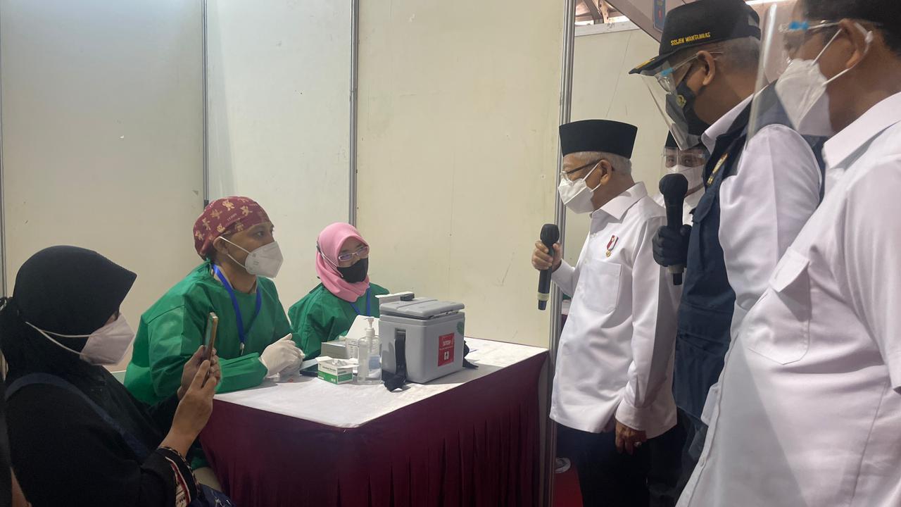 Wapres Ma'ruf Amin Apresiasi Gerakan Vaksinasi Covid-19 Dewan Ketahanan Nasional