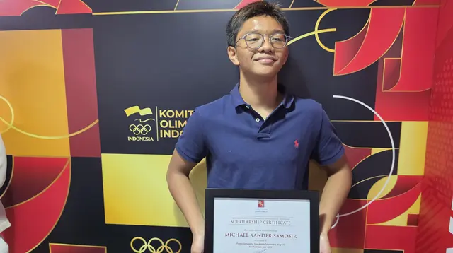 Perenang Michael Xander Samosir Dapat Beasiswa Penuh ke AS Lewat Kerja Sama KOI