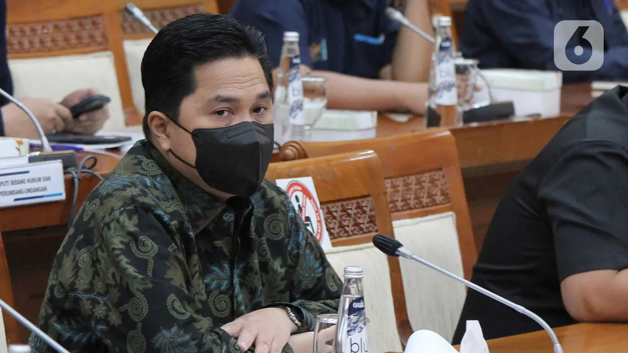 FOTO: Erick Thohir Bahas Progres Penanganan Masalah Garuda Indonesia Bersama DPR