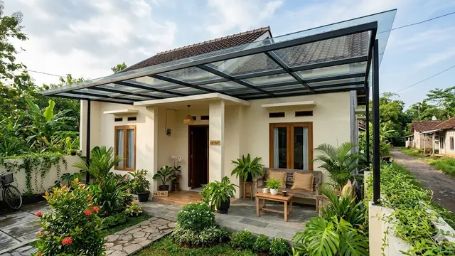 Model Kanopi Teras Simpel
