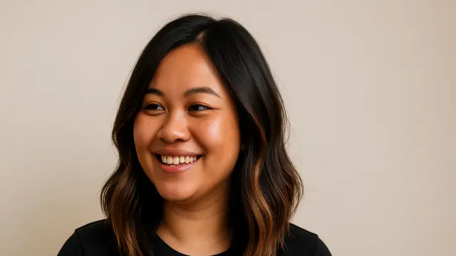 Model Potongan Rambut Long Bob untuk Wajah Bulat/via AI