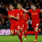 Emre Can merayakan gol ke gawang Watford (AP)