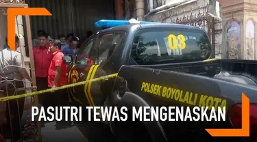 Pasutri di Boyolali ditemukan tewas mengenaskan dalam rumahnya. Menurut polisi, korban diduga bunuh diri.