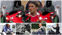 David Beckham memiliki selera tinggi dalam memilih motor.