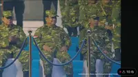 Berseragam Komcad, Jokowi, SBY, hingga Puan Hadiri Parade Senja di Akmil