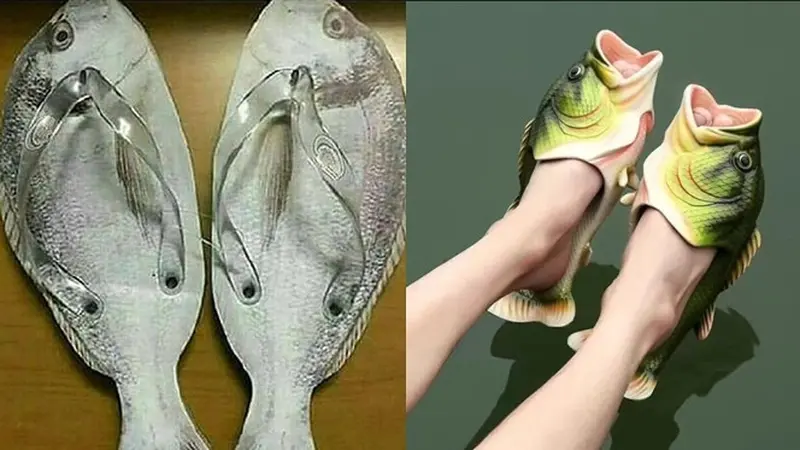 6 Sandal Bentuk Ikan Ini Unik Banget, Anti-mainstream