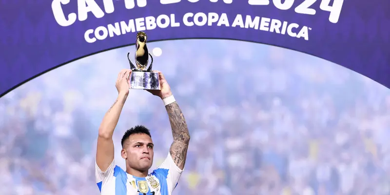 Dari Bangku Cadangan, Lautaro Martinez Raih Gelar Top Skorer Copa America 2024