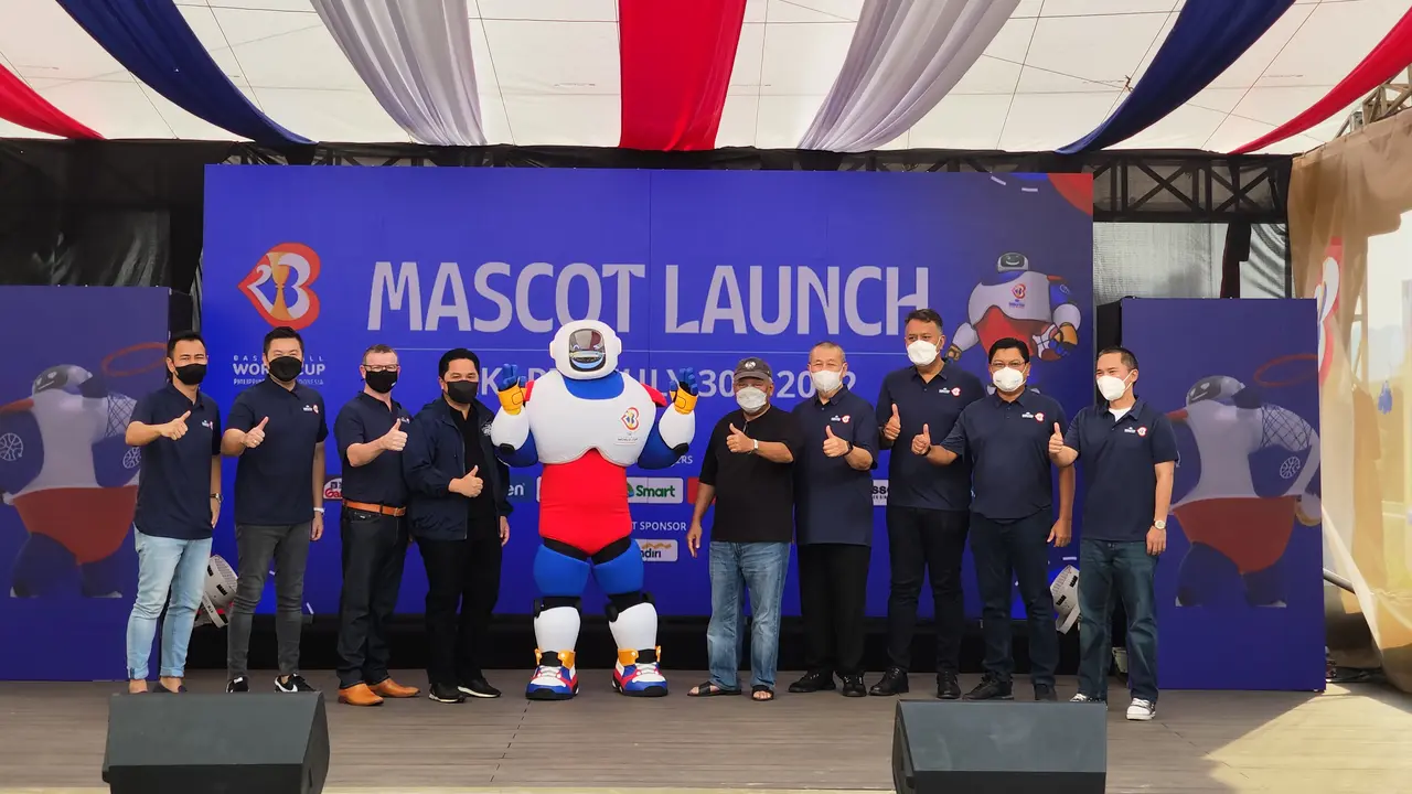 Maskot FIBA World Cup 2023 JIP Resmi Diluncurkan