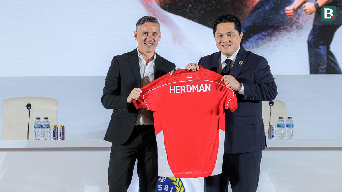 John Herdman Resmi Diperkenalkan ke Publik, Ketua PSSI: Semoga Cepat Adaptasi, Mari Bikin Bangga Indonesia