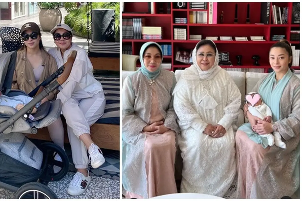 Kini Jadi Nenek, Ini 6 Potret Yora Febrina Ibu Nikita Willy Bareng Anak dan Cucu