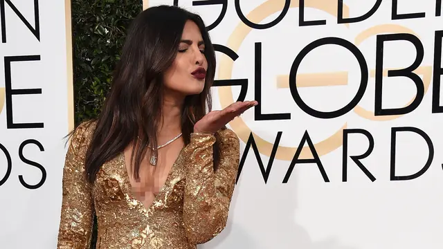 20170108-Priyanka Chopra di Golden Globe-California