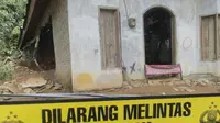 Rumah rusak berat dilanda longsor Jingkang, Purbalingga, Kamis malam (22/2/2018). (Foto: Liputan6.com/BPBD/Muhamad Ridlo)