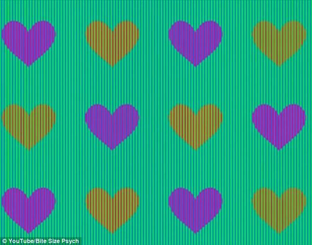 Tebak warna hati di dalam gambar, keduanya sebenarnya memiliki warna yang sama lho? | Photo: Copyright dailymail.co.uk