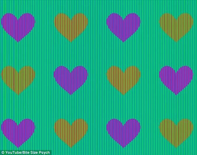 Tebak warna hati di dalam gambar, keduanya sebenarnya memiliki warna yang sama lho? | Photo: Copyright dailymail.co.uk