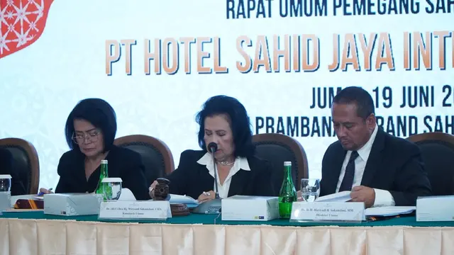 Public Expose RUPST PT Hotel Sahid Jaya International Tbk (SHID), Jumat (19/6/2026). (Foto: Hotel Sahid Jaya International)