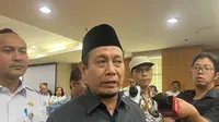 Pimpinan Sementara DPRD Jakarta Achmad Yani saat diwawancarai awak media. (Foto: Liputan6.com/Winda Nelfira).