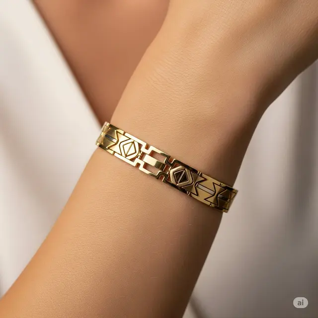 Model Geometric Link (Flat Chain/Cuff) 6 Gram