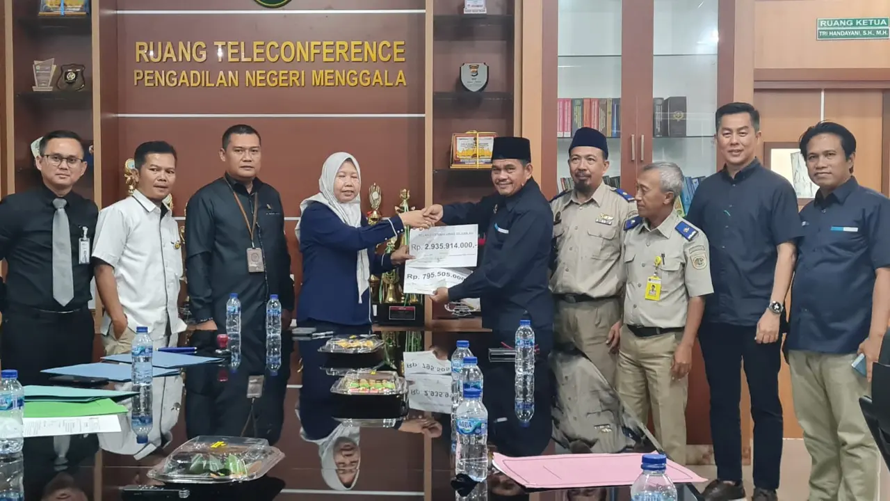Kementerian Pekerjaan Umum dan Pemukiman Rakyat (PUPR) mengganti rugi lahan milik PTPN I Regional 7. Foto : (Istimewa).