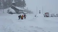 Bencana Longsor Salju Dekat Danau Tahoe Amerika Serikat, 8 Pemain Ski Tewas dan 1 Hilang