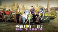 Garena mengumumkan kolaborasi Free Fire x BTS. (Doc: Garena Free Fire)