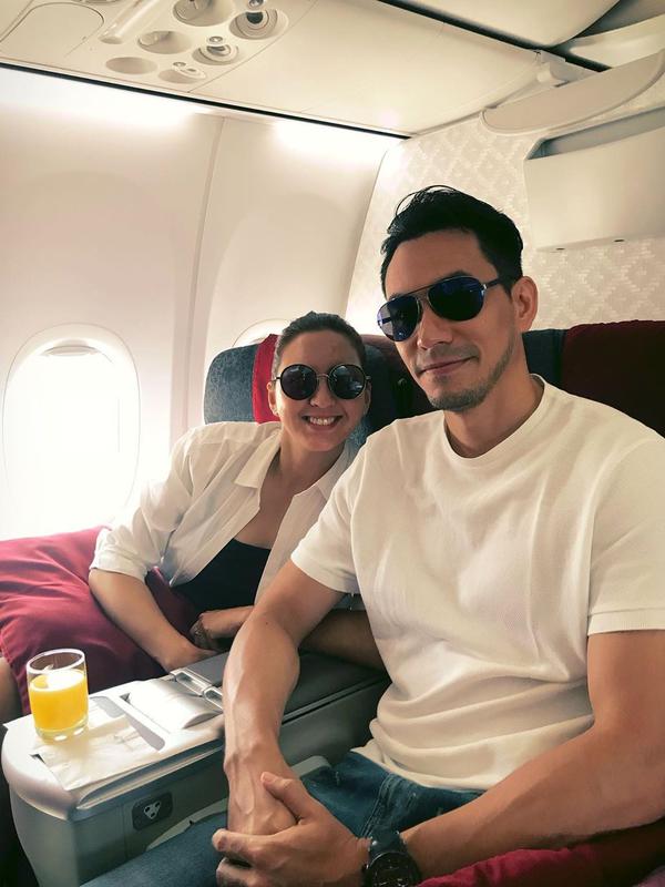 Darius Sinathrya bersama Donna Agnesia di Bali (Sumber: Instagram/darius_sinathrya)
