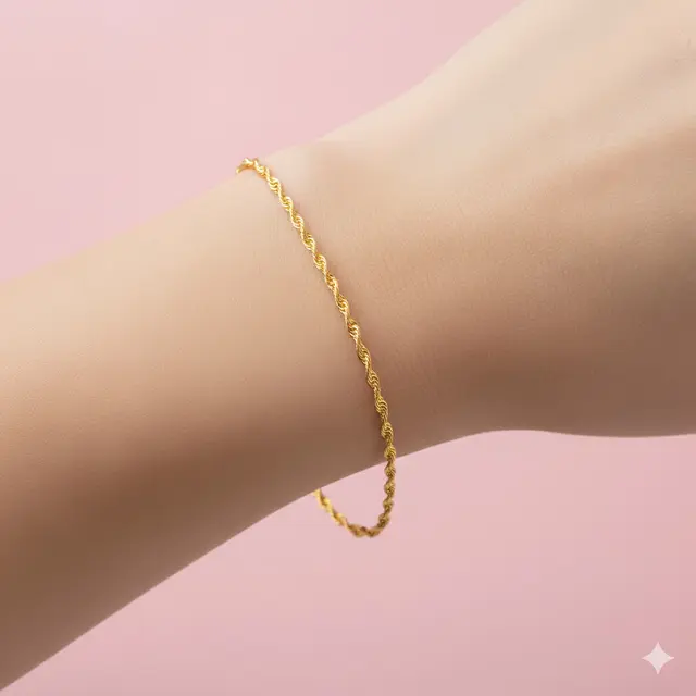 Model Gelang Emas Tipis 2 Gram 22 Karat untuk Dipakai Harian. Gemini