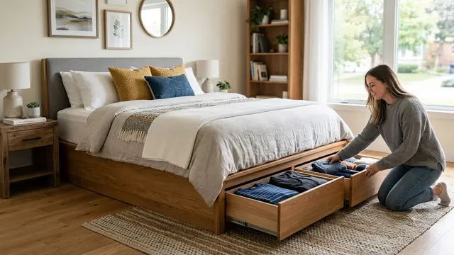 Ide Hidden Storage yang Bikin Rumah Selalu Rapi (AI Generated)