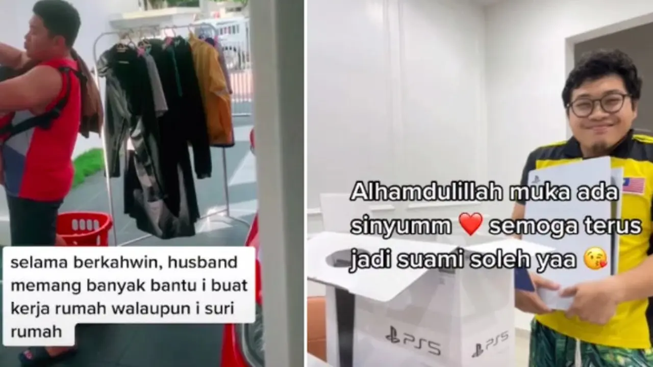 Selalu Dibantu dengan Pekerjaan Rumah, Istri Belikan Suami Hadiah PS5