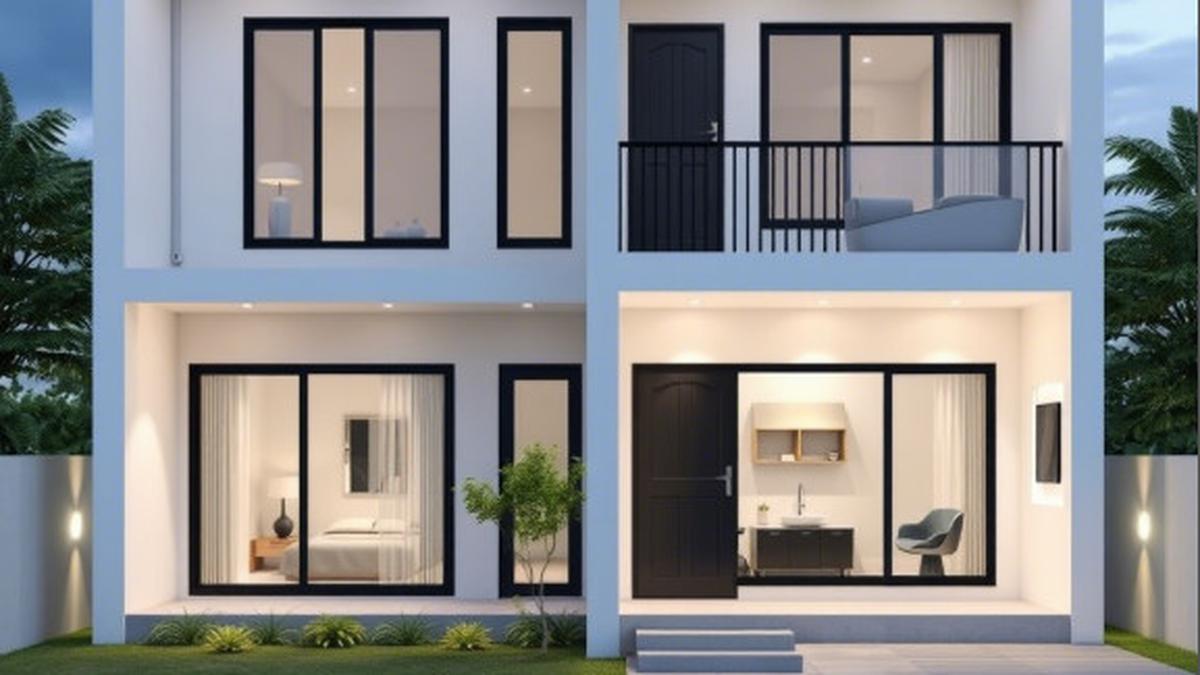 6 Desain Rumah 2 Lantai 6x10, Minimalis dan Modern