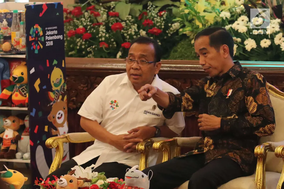 Jokowi Ajak Artis dan Vlogger Demamkan Asian Games 2018