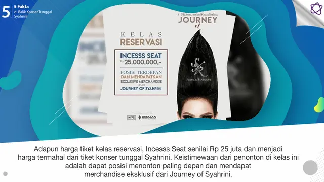 [Bintang] 5 Fakta di Balik Konser Tunggal Syahrini