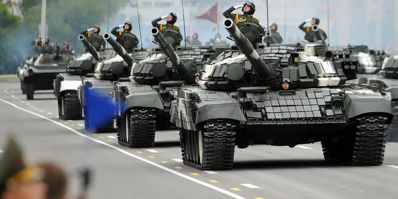 Parade Militer Peringati Hari Kemerdekaan Belarus