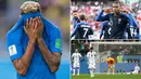 Mulai dari tangisan Neymar saat mengantar Brasil menang hingga kekalahan telak Argentina atas Kroasia menjadi momen menarik terjadi pada matchday ke-2 Piala Dunia 2018 Rusia. Berikut momen-momen menarik yang telah terjadi. (Kolase foto-foto AP)