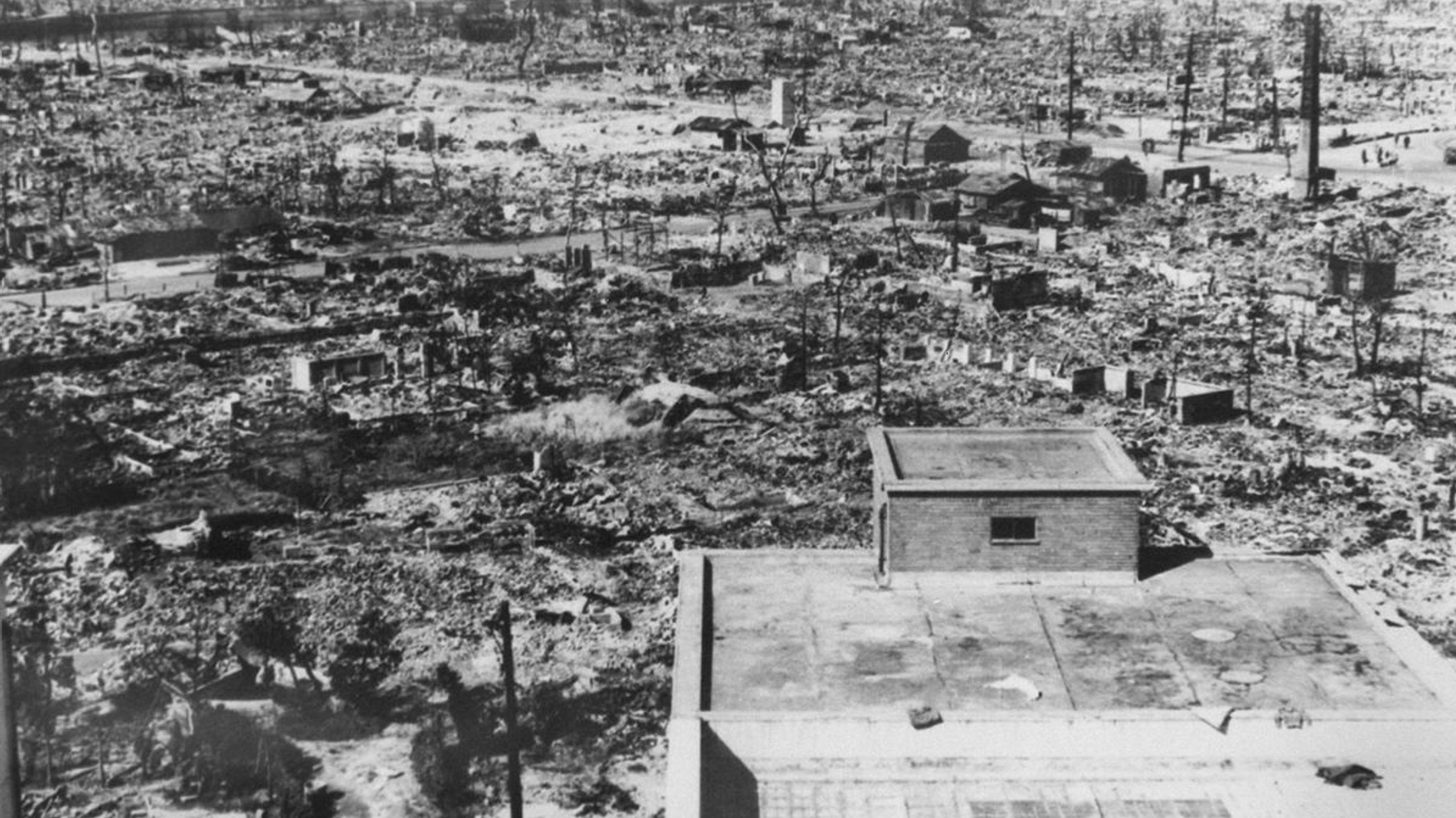 Kondisi Hiroshima setelah dibom oleh AS. (AFP)