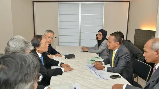 Menteri Energi dan Sumber Daya Mineral (ESDM) Bahlil Lahadalia melakukan pertemuan dengan INPEX di Tokyo, Jepang. (Foto: Kementerian ESDM)