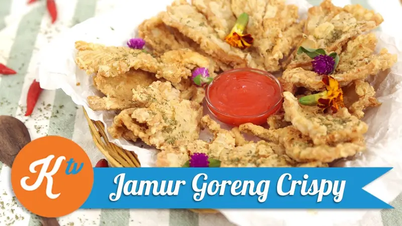 Jamur Goreng Crispy, Snack Sehat Pilihan Keluarga di Akhir Pekan