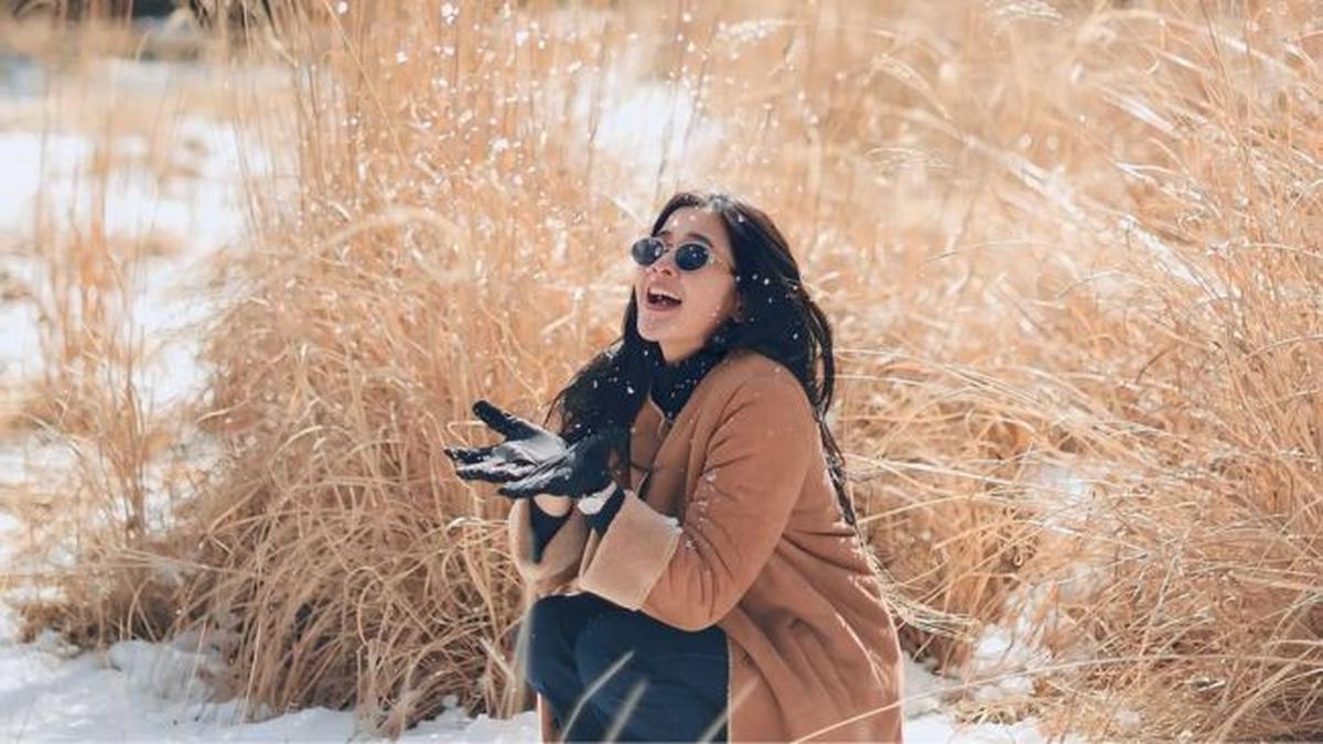 6 Potret Bella Bonita Happy Banget Main Salju Saat Liburan ke Jepang, Penuh Pesona