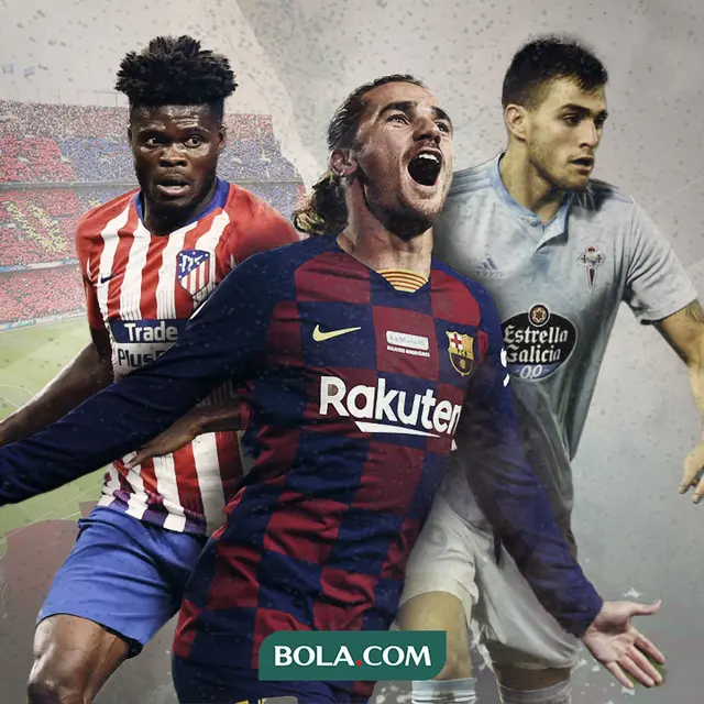 Thomas Partey, Maxi Gomez dan Antoine Griezmann