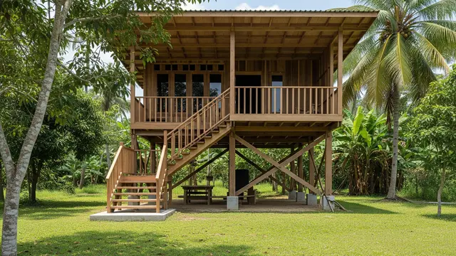 Desain Rumah Panggung Sederhana
