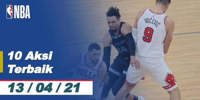 VIDEO: 10 Aksi Terbaik NBA 13 April 2021, Slam Dunk Fantastis Ja Morant