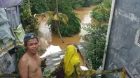 Sejumlah titik di Ibu Kota Jakarta terdampak banjir, salah satunya di kawasan Pejaten Timur. (Liputan6.com/Nanda)