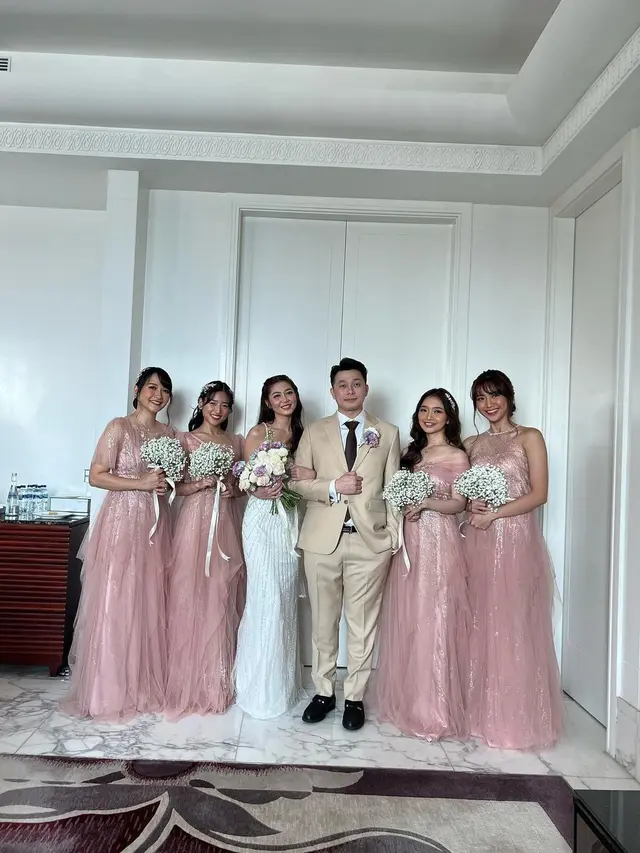 7 Potret Eks Member JKT48 di Resepsi Pernikahan Jessica Veranda, Jadi Bridesmaid