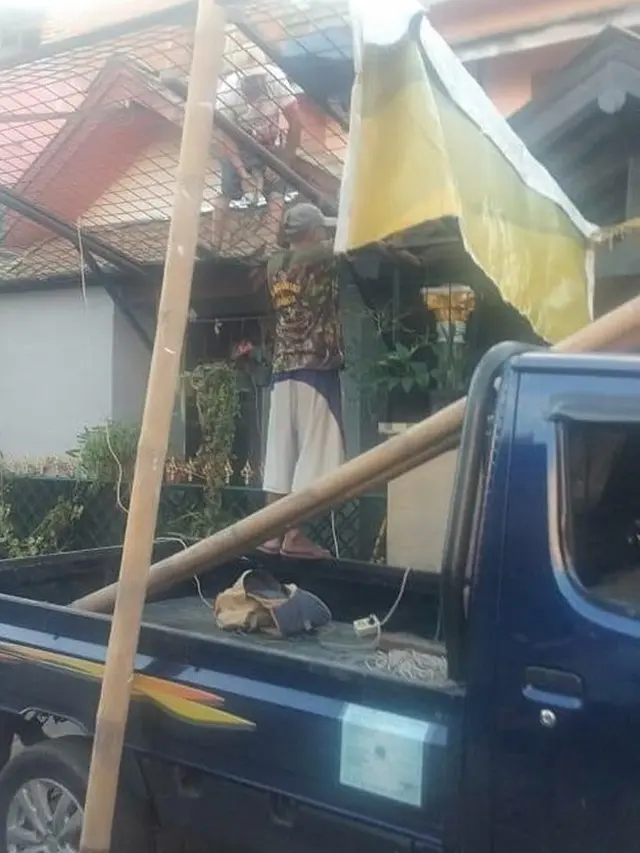 Potret Kanopi Rumah Clara Gopa yang Kini Dibongkar (sumber: instagram/claragopaduosemangkareal69)