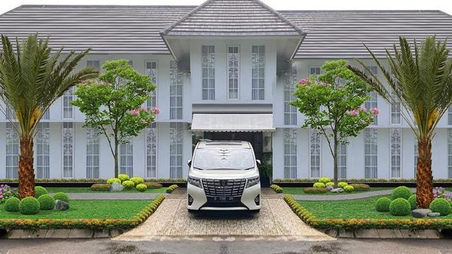 7 Potret Taman Rumah Raffi Ahmad, Keren dan Dilengkapi Arena Bermain