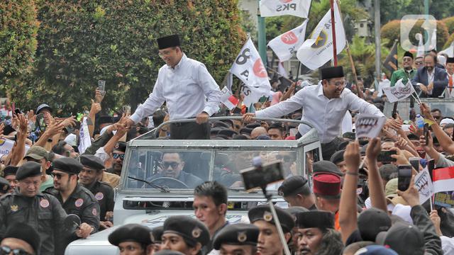 Anies Baswedan dan Muhaimin Iskandar alias Cak Imin