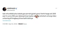 Cerita Apes Netizen Beli Barang Diskon di Online Shop. (Sumber: X/@holawidd)