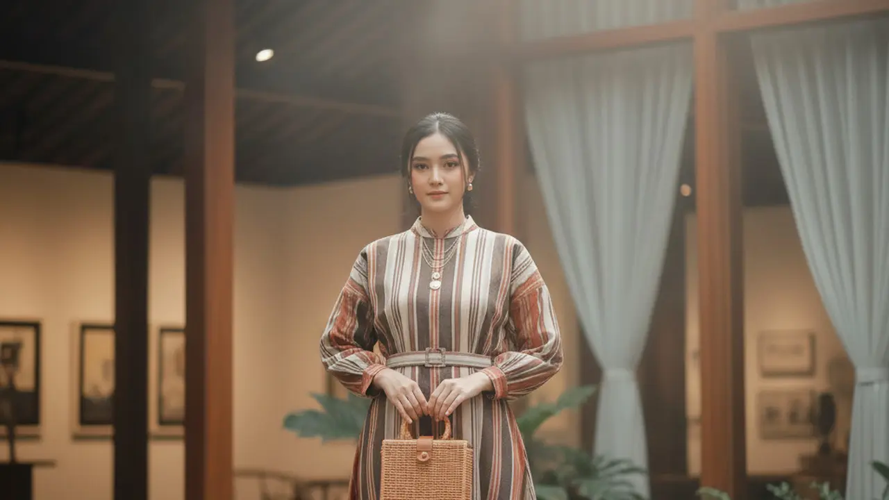 Model Baju Lurik Kekinian