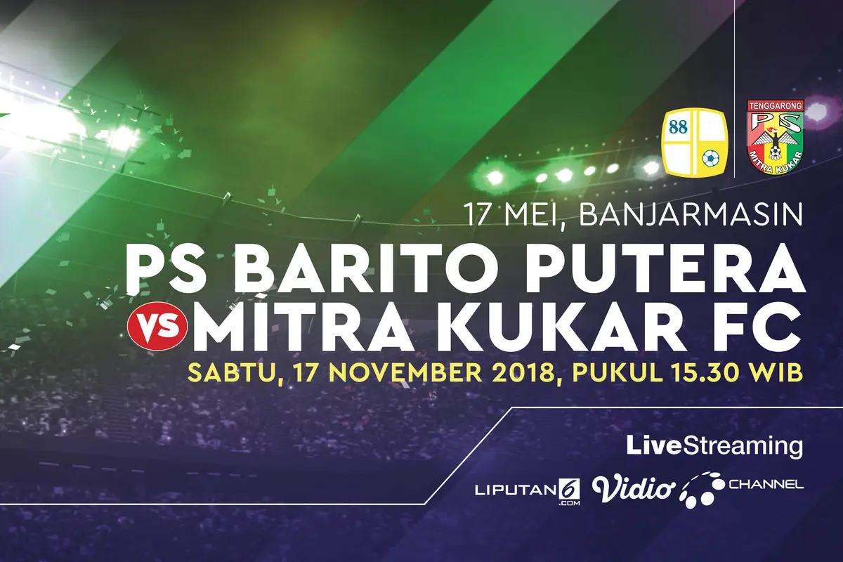 Prediksi PS Barito putera vs mitra Kukar FC