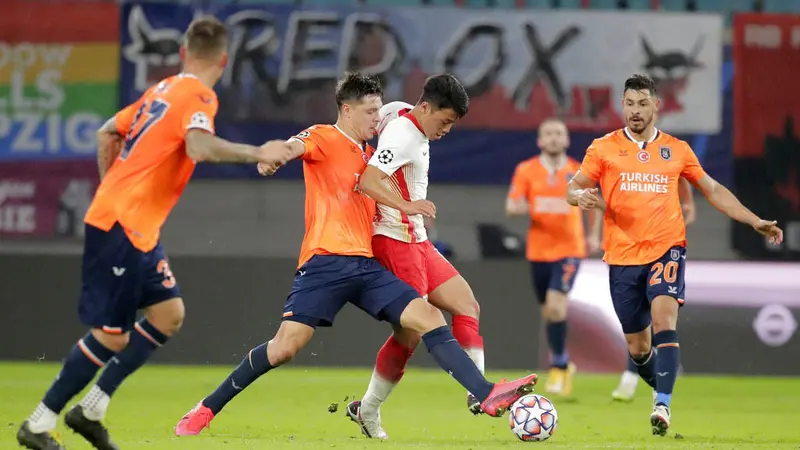 RB Leipzig Menang Meyakinkan atas Istanbul Basaksehir di Liga Champions